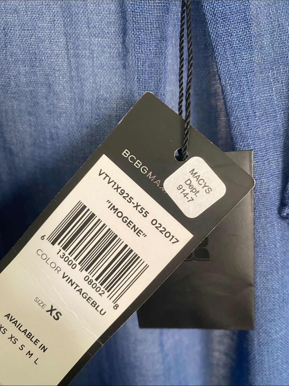 NWT BCBGMAXAZRIA Imogene Ruffled top size XS - Picture 9 of 11